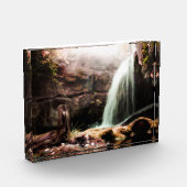 Wasserfall-Acrylblock Fotoblock (Links)