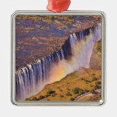 WASSERFALL-AFRIKA-SAMBIA SILBERNES ORNAMENT (Vorne)