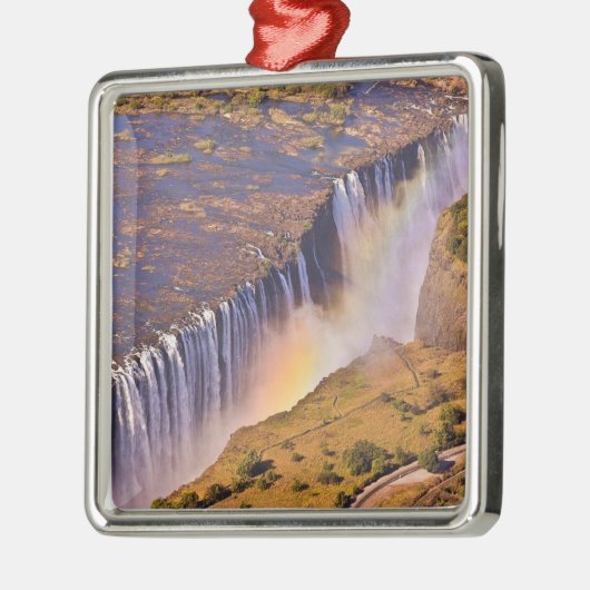 WASSERFALL-AFRIKA-SAMBIA SILBERNES ORNAMENT (Links)