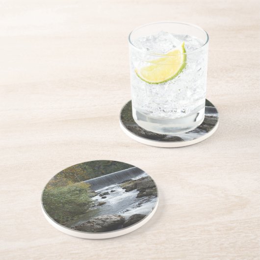 Wasserfall am Banner Elk, NC-Untersetzer Getränkeuntersetzer (Seite)