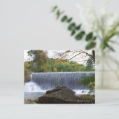 Wasserfall am Banner Elk, North Carolina Postcard Postkarte (Stehend Vorderseite)