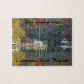 Wasserfall am Corrotoman River, Virginia Puzzle (Horizontal)