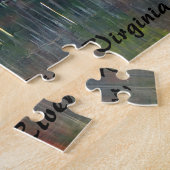Wasserfall am Corrotoman River, Virginia Puzzle (Seite)