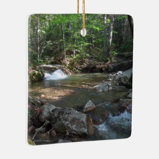 Wasserfall am Fluss Pemigewasset I Keramikornament (Rechts)