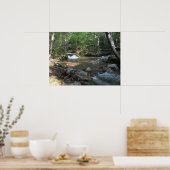 Wasserfall am Fluss Pemigewasset I Poster (Küche)