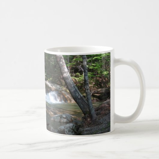 Wasserfall am Fluss Pemigewasset II Kaffeetasse (Rechts)