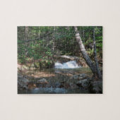 Wasserfall am Fluss Pemigewasset II Puzzle (Horizontal)