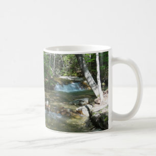 Wasserfall am Fluss Pemigewasset III Kaffeetasse