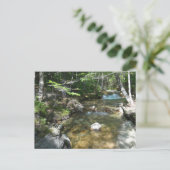 Wasserfall am Fluss Pemigewasset III Postkarte (Stehend Vorderseite)