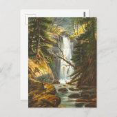 Wasserfall am Golf, Vermont, Vintage Postkarte (Vorne/Hinten)
