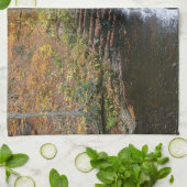 Wasserfall am Laurel Hill Staat Park II Geschirrtuch (Gefaltet)