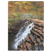 Wasserfall am Laurel Hill Staat Park II Klemmbrett (Rückseite)