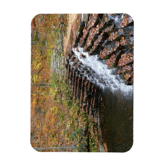 Wasserfall am Laurel Hill Staat Park II Magnet (Vertikal)