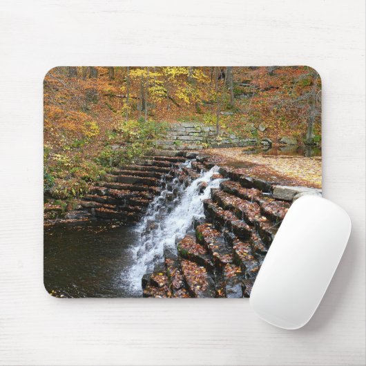 Wasserfall am Laurel Hill Staat Park II Mousepad (Mit Mouse)