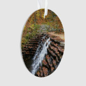 Wasserfall am Laurel Hill Staat Park II Ornament (Vorderseite)