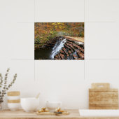Wasserfall am Laurel Hill Staat Park II Poster (Küche)