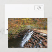 Wasserfall am Laurel Hill Staat Park II Postkarte (Vorne/Hinten)