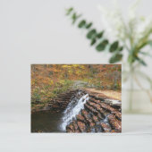 Wasserfall am Laurel Hill Staat Park II Postkarte (Stehend Vorderseite)