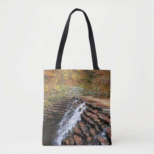 Wasserfall am Laurel Hill Staat Park II Tasche (Vorderseite)