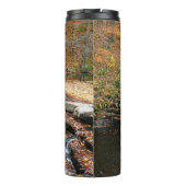 Wasserfall am Laurel Hill Staat Park II Thermosbecher (Rückseite)