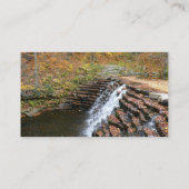Wasserfall am Laurel Hill Staat Park II Visitenkarte (Rückseite)