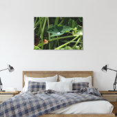 Wasserfall am Leaf Botanische Mauer Kunst, Natur F Leinwanddruck (Insitu (Schlafzimmer))