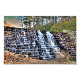 Wasserfall am Otter Lake Dam, Virginia Fotodruck