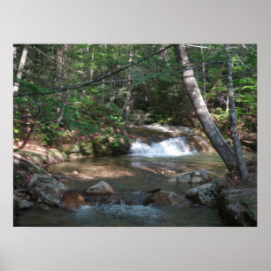 Wasserfall am Pemigewasset River II Poster