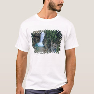 Wasserfall an Falls Creek in Lewis und Clark T-Shirt