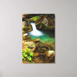 Wasserfall an Hare Creek, Kalifornien Leinwanddruck