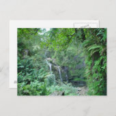 Wasserfall auf dem Weg zur Postkarte von Hana (Vorne/Hinten)