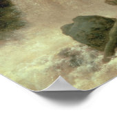 Wasserfall auf Fluss Neath, South Wales Poster (Ecke)