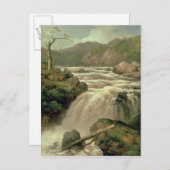 Wasserfall auf Fluss Neath, South Wales Postkarte (Vorne/Hinten)