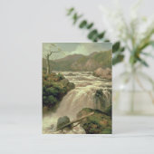Wasserfall auf Fluss Neath, South Wales Postkarte (Stehend Vorderseite)