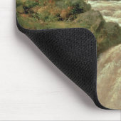 Wasserfall auf Fluss Neath, Südwales Mousepad (Ecke)