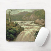 Wasserfall auf Fluss Neath, Südwales Mousepad (Mit Mouse)