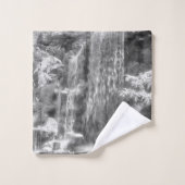 Wasserfall Badhandtuch Set (Waschlappen)