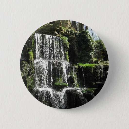 Wasserfall bei Bowood Button (Vorderseite)