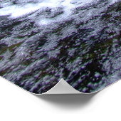 Wasserfall bei Little Missouri Falls Poster (Ecke)