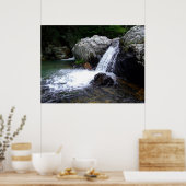 Wasserfall bei Little Missouri Falls Poster (Küche)