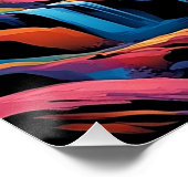 Wasserfall bei Sonnenauf 1 Poster (Ecke)
