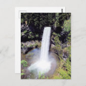 Wasserfall bei Whistler Postkarte (Vorne/Hinten)