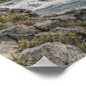 Wasserfall-Berglandschaftsposter #112 Poster (Ecke)