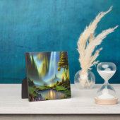 Wasserfall-Bergtal Fotoplatte (InSitu)