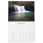 Wasserfall-Bibel-Vers-Kalender 2018 Kalender (Feb 2027)