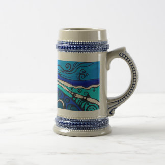 Wasserfall Bierglas