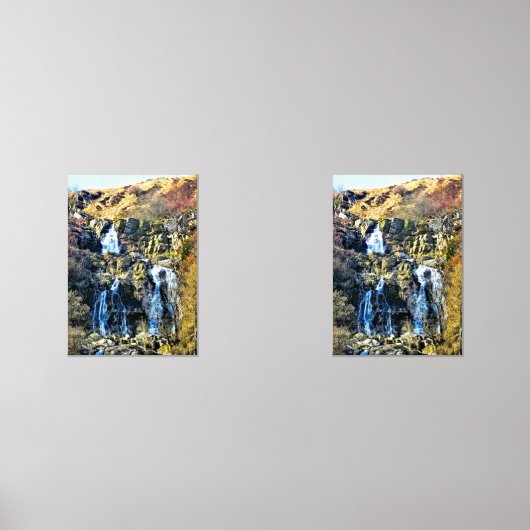 WASSERFALL BILDERWAND SETS (Vorderseite)