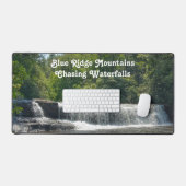 Wasserfall Blue Ridge Mountains Fotografisch Schreibtischunterlage (Tastatur & Maus)