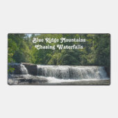 Wasserfall Blue Ridge Mountains Fotografisch Schreibtischunterlage (Vorderseite)