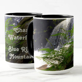 Wasserfall Blue Ridge Mountains NC Fotografisch Tasse